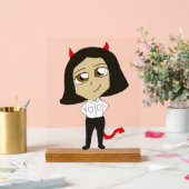 chibi-duivel acryl bord (Huwelijk)