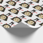 chibi-duivel cadeaupapier (Hoek)