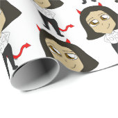 chibi-duivel cadeaupapier (Rol Hoek)