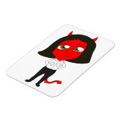 chibi-duivel magneet (Linkerzijde)