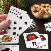 chibi duivel meisje pokerkaarten (Insitu)