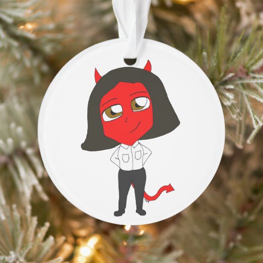chibi-duivel ornament (Boom)