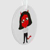 chibi-duivel ornament (voorkant)