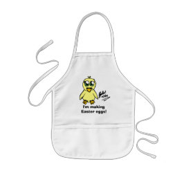 Chibi Easter CHICK, ik maak paaseieren! Kinder Schort