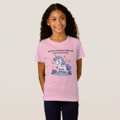Chibi Eenhoorn Strooit Glitters En Magie T-shirt (Voorkant volledig)