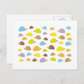 chibi egel briefkaart (Voorkant / Achterkant)