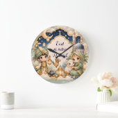 Chibi Eid Al Adha Mubarak Kinderen Moslim Grote Klok (Huis)