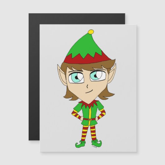 chibi elf (Voorkant / Achterkant)