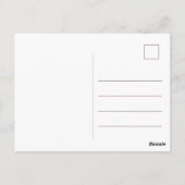 Chibi flamenco in het spaans pet en cactuses briefkaart (Achterkant)