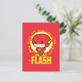 Chibi Flash met elektriciteit Briefkaart (Staand voorkant)