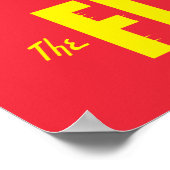 Chibi Flash met elektriciteit Poster (Hoek)