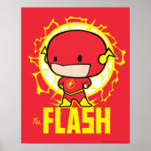 Chibi Flash met elektriciteit Poster (Voorkant)