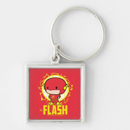 Chibi Flash met elektriciteit Sleutelhanger (Voorkant)