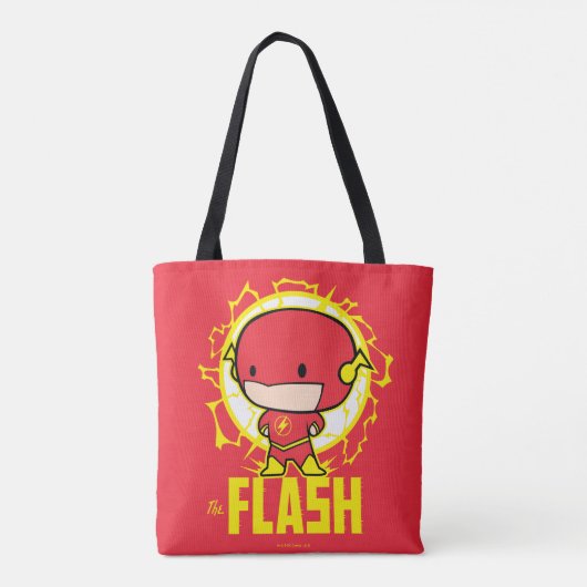 Chibi Flash met elektriciteit Tote Bag (Achterkant)