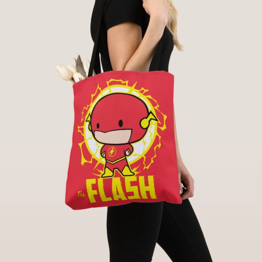 Chibi Flash met elektriciteit Tote Bag (Dichtbij)
