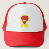 Chibi Flash met elektriciteit Trucker Pet (Voorkant)