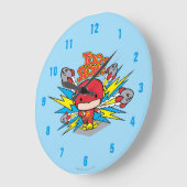 Chibi Flash Outrunning Rocks Grote Klok (Hoek)