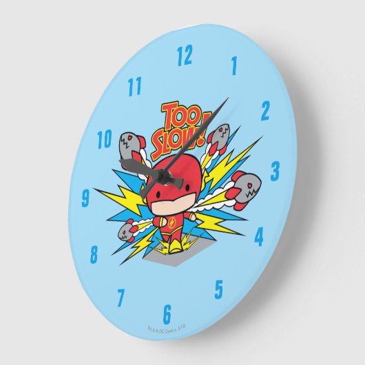 Chibi Flash Outrunning Rocks Grote Klok (Hoek)