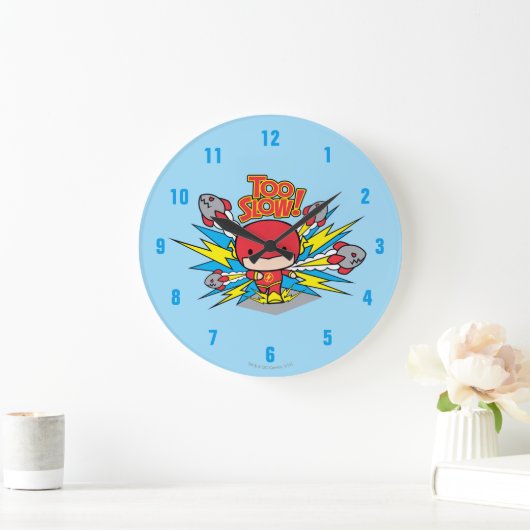 Chibi Flash Outrunning Rocks Grote Klok (Huis)