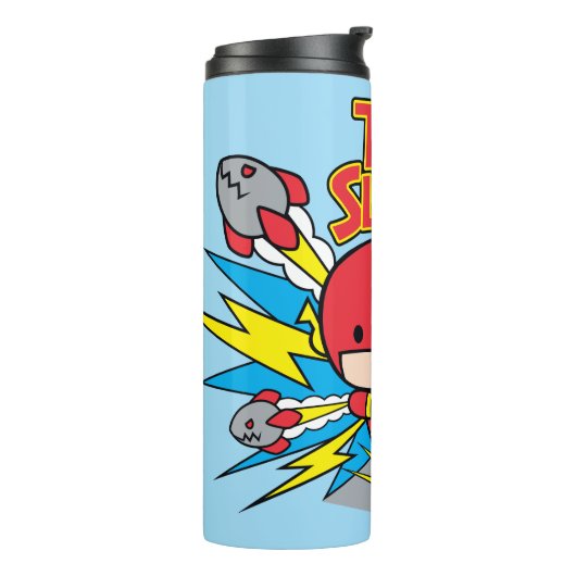 Chibi Flash Outrunning Rocks Thermosbeker (Gedraaid links)