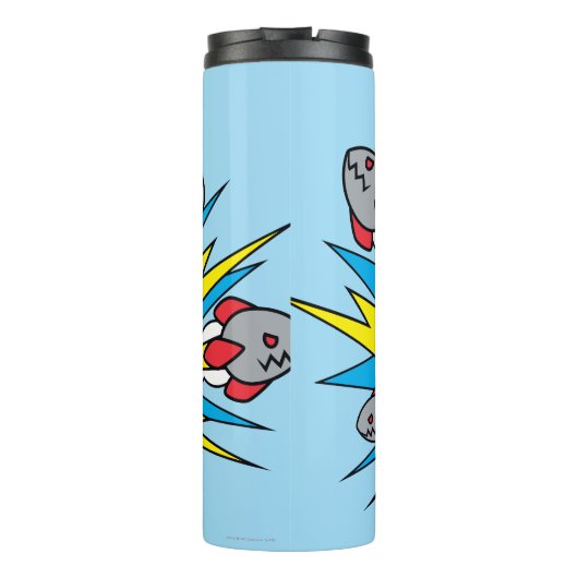 Chibi Flash Outrunning Rocks Thermosbeker (Achterkant)