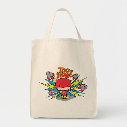 Chibi Flash Outrunning Rocks Tote Bag (Voorkant)