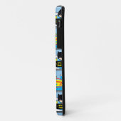 Chibi Flash, Superman en Batman Racing Pattern Case-Mate iPhone Case (Achterkant/links)