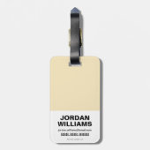 Chibi Flash | Te snel voor kranen Bagagelabel (Achterkant verticaal)