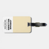 Chibi Flash | Te snel voor kranen Bagagelabel (Achterkant horizontaal)