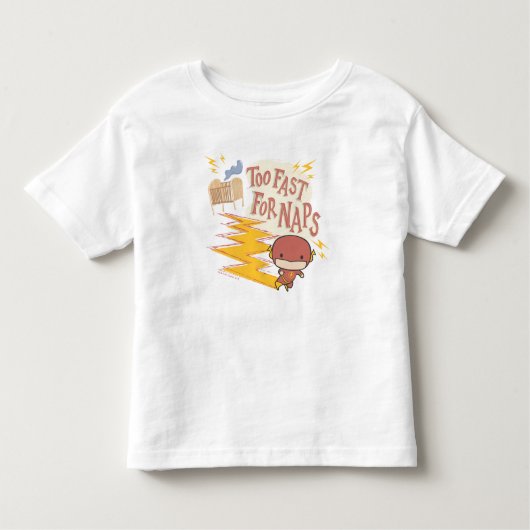 Chibi Flash | Te snel voor kranen Kinder Shirts (Voorkant)
