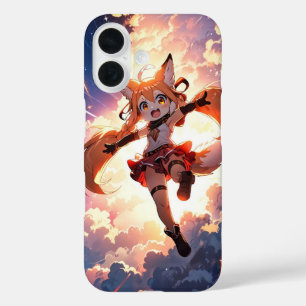 Chibi Fox Girl iPhone 16 Hoesje