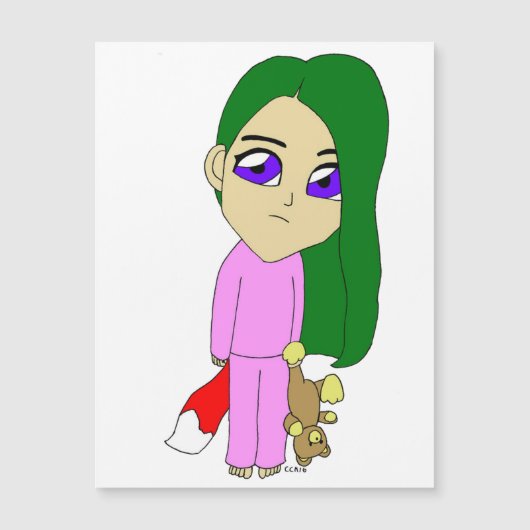 chibi foxy-meisje (Voorkant)