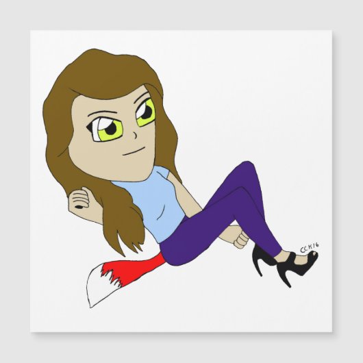 chibi foxy-meisje (Voorkant)