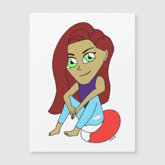 chibi foxy-meisje (Voorkant)