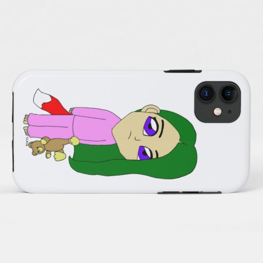 chibi foxy-meisje Case-Mate iPhone case (Achterkant (horizontaal))