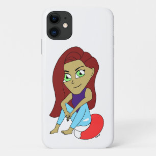 chibi foxy-meisje Case-Mate iPhone case