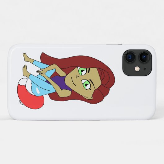 chibi foxy-meisje Case-Mate iPhone case (Achterkant (horizontaal))