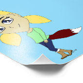 chibi foxy-meisje foto afdruk (Hoek)