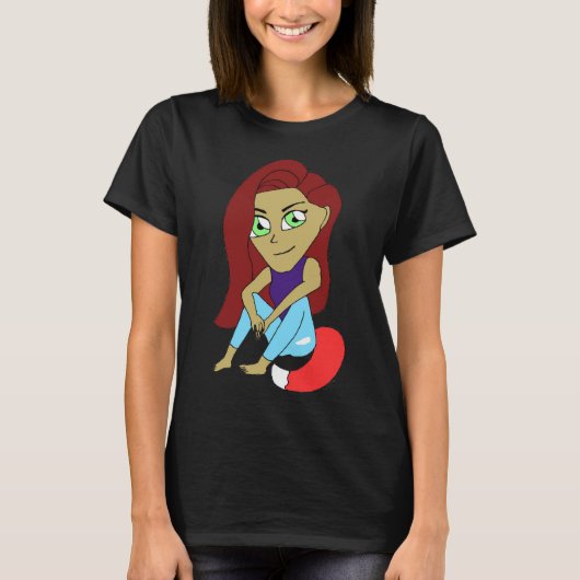 chibi foxy-meisje t-shirt (Voorkant)