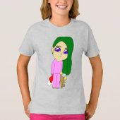 chibi foxy-meisje t-shirt (Voorkant)