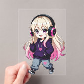 Chibi Funny Acryl Uitnodigingen (Insitu (Draagbaar))