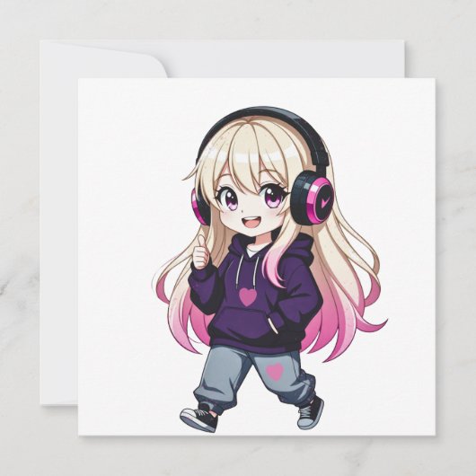 Chibi Funny Kaart (Voorkant)