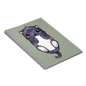 Chibi Galaxy Otter Notitieboek (Rechterzijde)