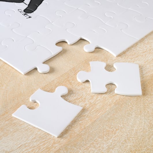 chibi girl with a tail legpuzzel (Zijkant)