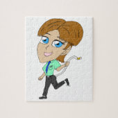 chibi girl with a tail legpuzzel (Verticaal)