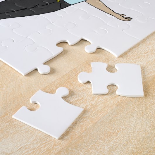 chibi girl with a tail legpuzzel (Zijkant)