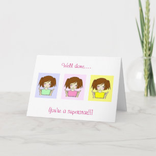 Chibi Goed gedaan superster kaart