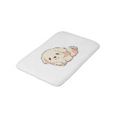 Chibi Golden Retriever Puppy Badmat (Gekanteld)