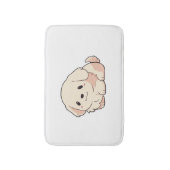 Chibi Golden Retriever Puppy Badmat (Voorkant Verticaal)