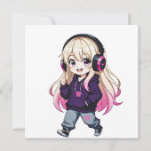 Chibi Grappig Kaart (Voorkant)